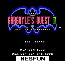 Gargoyle`s Quest II - The Demon Darkness