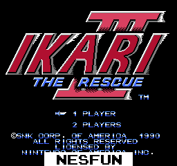 Ikari Warriors III: The Rescue