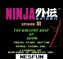 Ninja Gaiden 3 - Ancient Ship of Doom